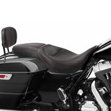 C.C. RIDER Passenger Backrest Sissy Bar Backrest For Harley Touring CVO Road Glide Street Glide Road King Electra Glide