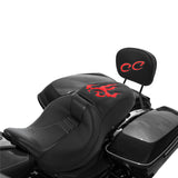 C.C. RIDER Passenger Backrest Sissy Bar Backrest For Harley Touring CVO Road Glide Street Glide Road King Electra Glide