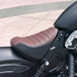 C.C. RIDER Indian Scout 2 Piece 2 Up Seat Driver Passenger Seat With Backrest For Scout Bobber Sixty Scout Bobber ABS, 2018-2024