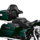 C.C. RIDER King Passenger Backrest King Tour Pack Trunk Backrest For Touring Road Glide Electra Glide Street Glide Road King, 2014-2023