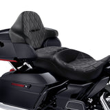 C.C. RIDER King Passenger Backrest King Tour Pack Trunk Backrest For Touring Road Glide Electra Glide Street Glide Road King, 2014-2023