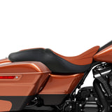 C.C. RIDER Touring Seat 2 up Seat Driver Passenger Seat Custom Motorcycle Seat For Harley Touring Street Glide Road Glide Electra Glide, 2008-2023