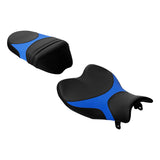 C.C. RIDER  Front And Rear Seat With Blue Suede Stitching For SUZUKI GSXR1000, 2009-2016