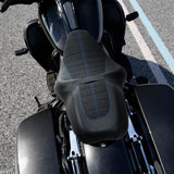 C.C. RIDER Touring Seat 2 up Seat Driver Passenger Seat Custom Motorcycle Seat For Harley Touring Street Glide Road Glide Electra Glide, 2008-2023