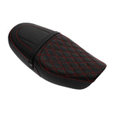 C.C.RIDER Kawasaki Z900RS ERGO Seat Genuine Z900RS Cafe 2 Up Seat Black Red  Lattice Stitch Fits Kawasaki Z900RS 2018-2025