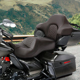 C.C. RIDER King Passenger Backrest King Tour Pack Trunk Backrest Cosmo For Touring Road Glide Electra Glide Street Glide Road King, 2014-2023