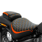 C.C. RIDER Softail Seat Driver And Passenger Seat 2 Up Seat For Street Bob Softail Standard FXBB FXST 2018-2023