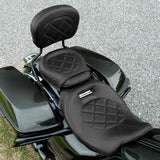 C.C. RIDER Passenger Backrest Sissy Bar Backrest Octane For Harley Touring CVO Road Glide Street Glide Road King