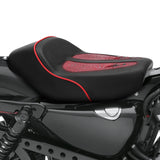 C.C. RIDER Sportster Seat Café Racer Seat For Sportster Iron 883 Iron1200 XL883 XL1200 Custom Motorcycle Seat Crocodile Print, 2010-2023