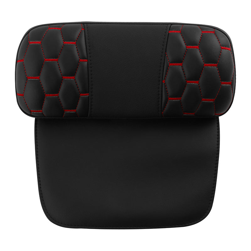 C.C. RIDER Razor Chopped Pack Trunk Backrest Passenger Backrest Pad For Harley Touring CVO Road Glide Electra Glide Road King, 1997-2013