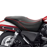 C.C. RIDER Street Seat 2 Up Seat Driver And Passenger Seat For Street 500 750 XG500 XG750 Black Red, 2015-2023