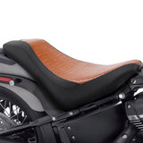C.C. RIDER Softail Seat Solo Seat Driver Seat Rider Seat For Street Bob Sofatil Slim Deluxe, Orange, 2018-2022
