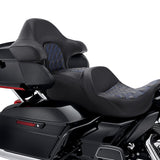 C.C. RIDER King Passenger Backrest King Tour Pack Trunk Backrest For Touring Road Glide Electra Glide Street Glide Road King, 2014-2023