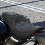C.C. RIDER Touring Seat 2 up Seat Driver Passenger Seat Aztec For Harley Touring Street Glide Road Glide Electra Glide, 2008-2024