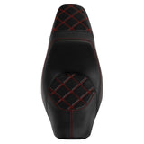 C.C. RIDER Softail Seat Low Rider S St Red Diamond Stitching Seat Driver Passenger Seat Low Rider FXLR FXLRS FXLRST 2018-2024