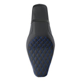 C.C. RIDER Softail Seat 2 up Double Diamond Stitch Driver And Passenger Seat Street Bob 114 FXBB 2018-2023