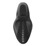 C.C. RIDER Touring Seat 2 up Seat Driver Passenger Seat Custom Motorcycle Seat For Harley Touring Street Glide Road Glide Electra Glide, 2008-2023