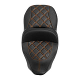 C.C. RIDER Touring Seat 2 Up Seat Driver Passenger Seat For Harley CVO Road Glide Electra Glide Street Glide Road King, 2009-2023