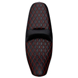 C.C. RIDER Indian Seat One Piece 2 Up Seat Red Lattice Stitching For Indian Chieftain Models, 2014-2024
