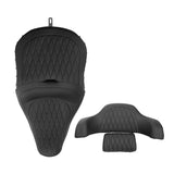 C.C.RIDER Indian Chieftain 2 Up Seat Touring Motorcycle Seat With Passenger Backrest Pad, 2014-2025