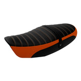 C.C.RIDER Kawasaki Z900RS ERGO Seat Genuine Z900RS Cafe 2 Up Seat Orange Black stiching Fits Kawasaki Z900RS 2018-2025