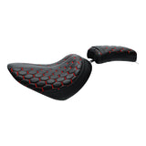 C.C. RIDER Softail Seat Driver And Passenger Seat 2 Up Seat For Street Bob Softail Standard FXBB FXST 2018-2024