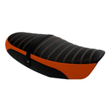 C.C.RIDER Kawasaki Z900RS ERGO Seat Genuine Z900RS Cafe 2 Up Seat Orange Black stiching Fits Kawasaki Z900RS 2018-2025
