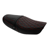 C.C.RIDER Kawasaki Z900RS ERGO Seat Genuine Z900RS Cafe 2 Up Seat Black Red  Lattice Stitch Fits Kawasaki Z900RS 2018-2025