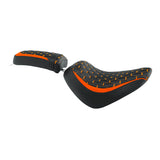 C.C. RIDER Softail Seat Driver And Passenger Seat 2 Up Seat For Street Bob Softail Standard FXBB FXST 2018-2024