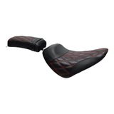 C.C. RIDER Softail Seat Driver And Passenger Seat 2 Up Seat For Street Bob Softail Standard FXBB FXST 2018-2024