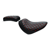 C.C. RIDER Softail Seat Driver And Passenger Seat 2 Up Seat For Street Bob Softail Standard FXBB FXST 2018-2024
