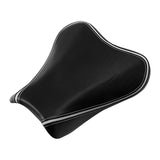 C.C. RIDER GSX-R1000 Front And Rear Seat Fit For SUZUKI GSXR1000 Black White Stitching, 2005, 2006