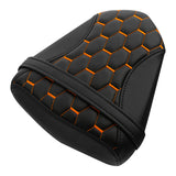 C.C. RIDER YZF R6  Front And Rear Seat Fit For YAMAHA R6 Black Honeycomb Stitch, 2006, 2007