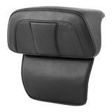 C.C. RIDER Touring Seat Two Piece Low Profile Driver Passenger Seat With Backrest For Road Glide Street Glide Road King, Black, 2009-2023