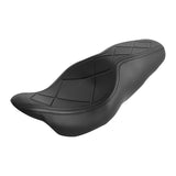 C.C. RIDER Touring Seat 2 up Seat Driver Passenger Seat Custom Motorcycle Seat For Harley Touring Street Glide Road Glide Electra Glide, 2008-2023