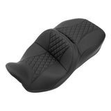 C.C. RIDER Touring Seat 2 Up Seat Driver Passenger Seat Cosmo For Harley CVO Road Glide Electra Glide Street Glide Road King, 2009-2023