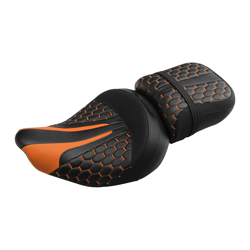 C.C. RIDER Indian Seat 2 Piece 2 Up Seat For Indian Chieftain Dark Horse Chieftain Limited Chieftain Elite Springfield, 2014-2025