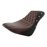 C.C. RIDER Softail Seat Solo Seat Driver Seat Rider Seat For Street Bob Sofatil Slim Deluxe, Studs Design, 2018-2024