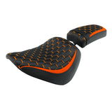 C.C. RIDER Softail Seat Driver And Passenger Seat 2 Up Seat For Street Bob Softail Standard FXBB FXST 2018-2024