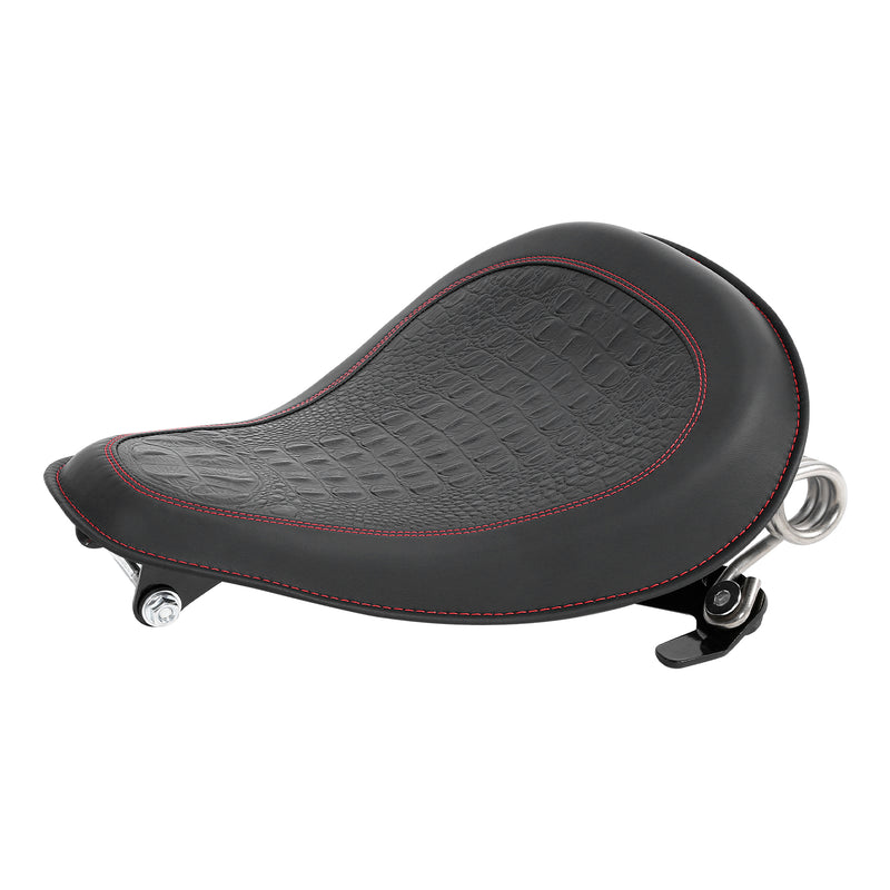 C.C. RIDER Sportster Seat Solo Spring Seat Torsion Type Motorcycle Solo Seat Iron 883 Iron 1200 Bobber Seat Chopper Seat 2004-2024