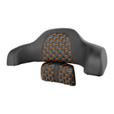 C.C.RIDER Indian Chieftain 2 Up Seat Touring Motorcycle Seat With Passenger Backrest Pad, 2014-2025