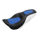 C.C. RIDER Touring Seat 2 up Seat Driver Passenger Seat For Harley Touring Street Glide Road Glide Electra Glide, 2008-2023