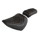 C.C. RIDER Softail Seat Driver And Passenger Seat 2 Up Seat For Street Bob Softail Standard FXBB FXST 2018-2023