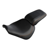 C.C.RIDER Softail Passenger And Driver Seat Deep Bucket Design Two Piece Seat For Harley Fatboy 114 FLFB FLFBS, 2018-2024