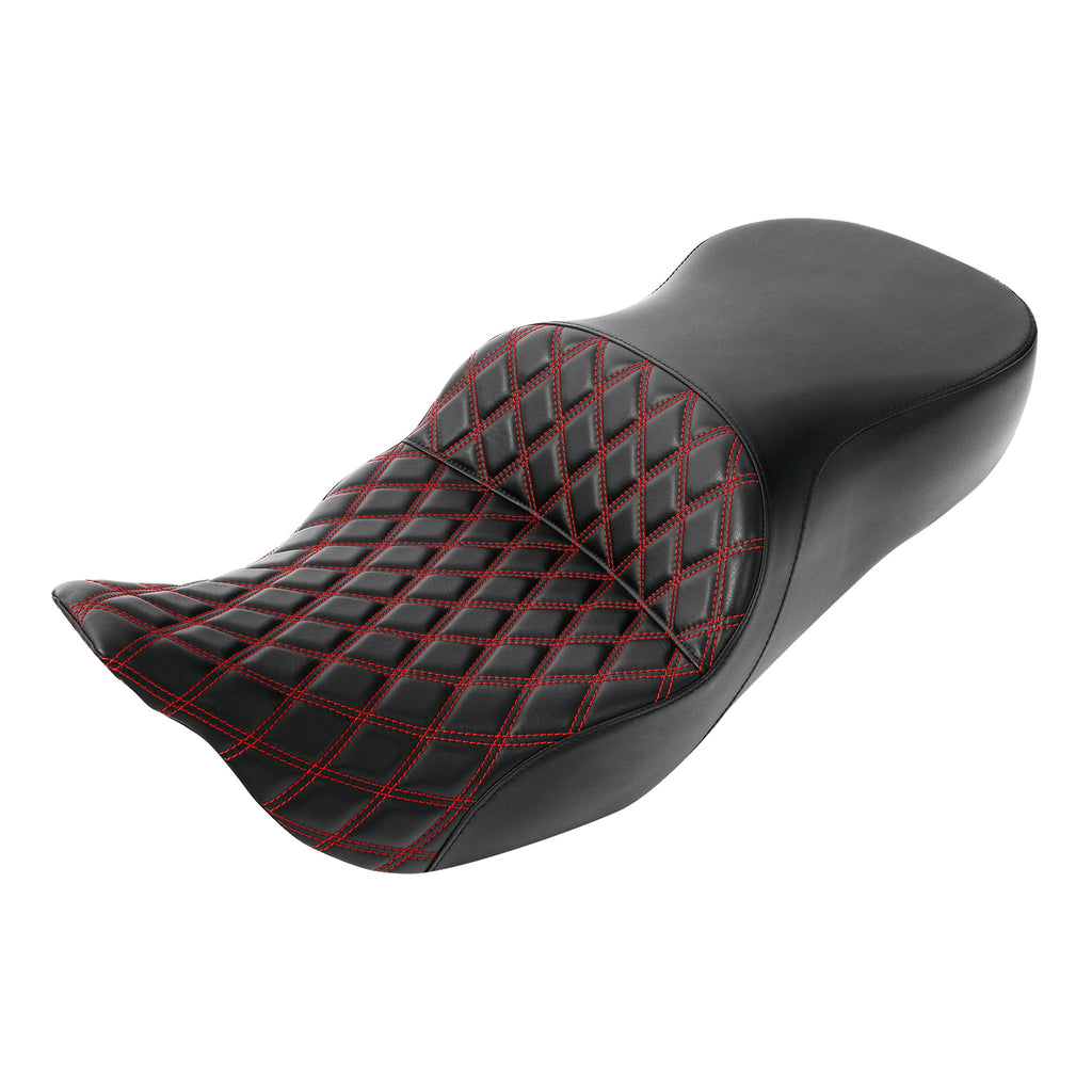 C.C. RIDER Touring Seat Driver Passenger Seat 2 Up Seat For FL Touring Road King Electra Glide Road Glide, 2009-2023
