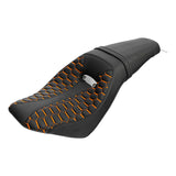 C.C. RIDER Indian Scout 2 Up Seat Driver Passenger Sport Seat Honeycomb Stitching For Indian Scout Sixty 100th Aniversary Scout ABS, 2015-2024
