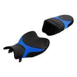 C.C. RIDER  Front And Rear Seat With Blue Suede Stitching For SUZUKI GSXR1000, 2009-2016