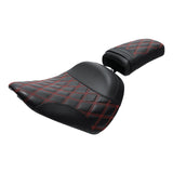 C.C. RIDER Softail Seat Driver And Passenger Seat 2 Up Seat For Street Bob Softail Standard FXBB FXST 2018-2024