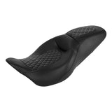 C.C. RIDER Touring Seat 2 up Seat Driver Passenger Seat For Harley Touring Street Glide Road Glide Electra Glide, 2008-2023