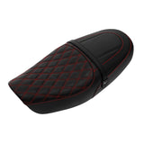 C.C.RIDER Kawasaki Z900RS ERGO Seat Genuine Z900RS Cafe 2 Up Seat Black Red  Lattice Stitch Fits Kawasaki Z900RS 2018-2025